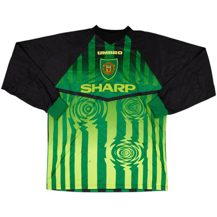 1997-98 Manchester United GK Shirt Schmeichel #1 - 8/10 - (XL)