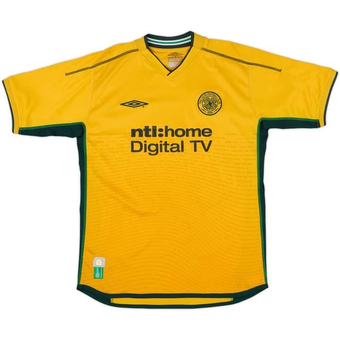 2002-03 Celtic Away Shirt Lennon #18 - 7/10 - (M)