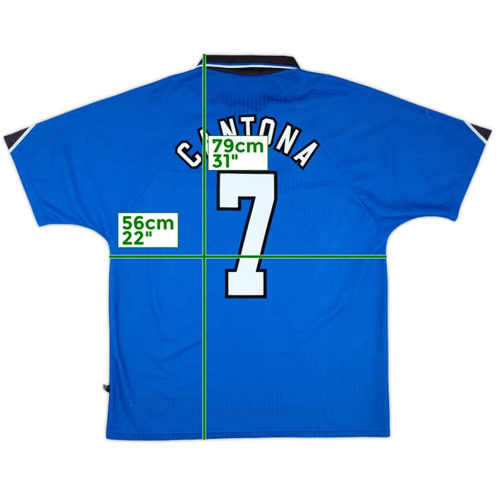 1996-98 Manchester United Third Shirt Cantona #7 - 6/10 - (XL)