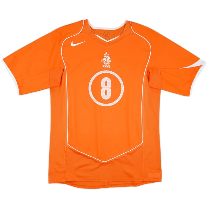 2004-06 Netherlands Home Shirt Davids #8 - 8/10 - (M)