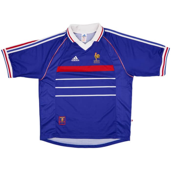 1998-00 France Home Shirt - 8/10 - (XL)
