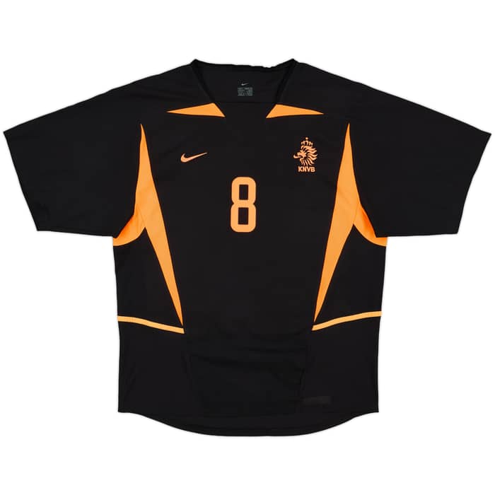 2002-04 Netherlands Away Shirt Davids #8 - 8/10 - (M)