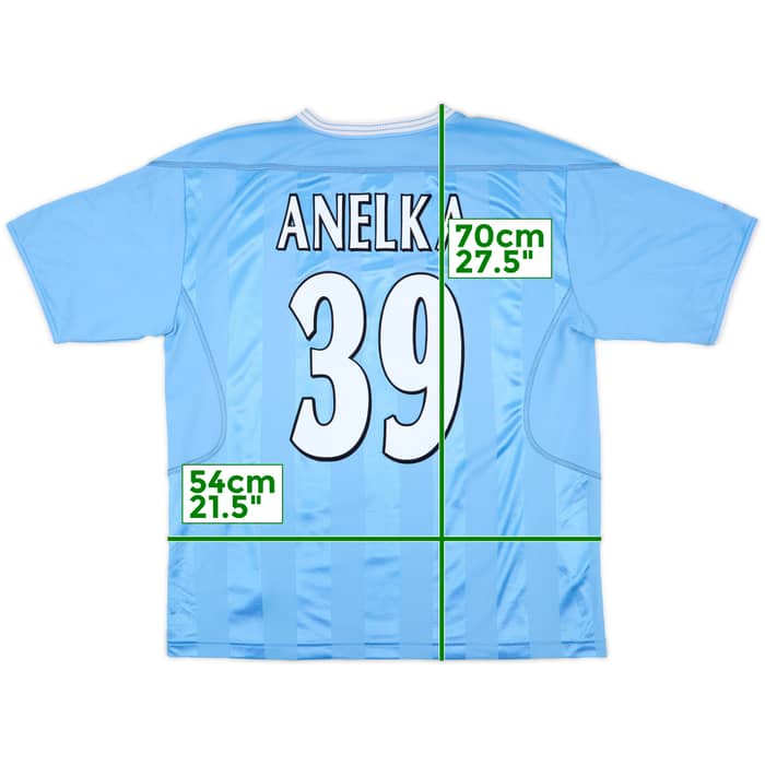 2003-04 Manchester City Home Shirt Anelka #39 - 6/10 - (XL)
