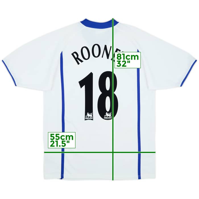 2002-03 Everton Away Shirt Rooney #18 - 6/10 - (M)
