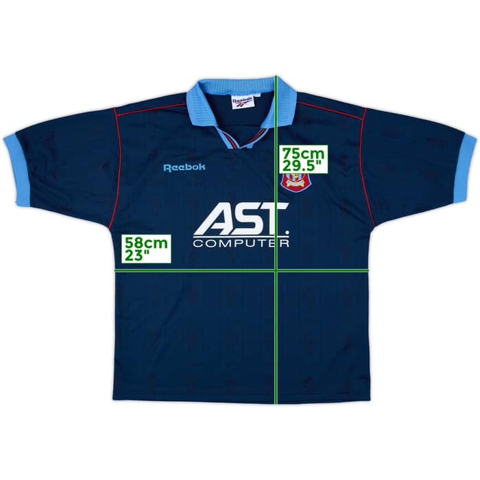 1995-97 Aston Villa Away Shirt - 8/10 - (L)