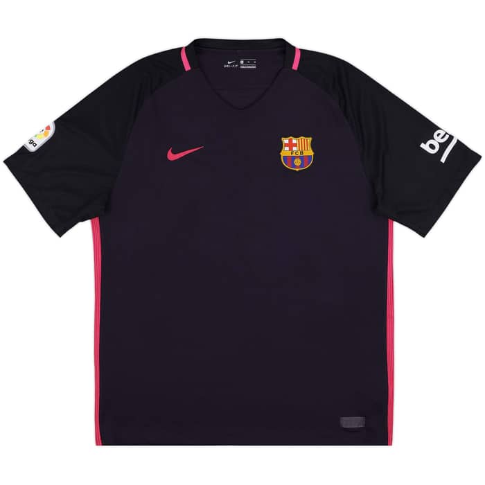 2016-17 Barcelona Away Shirt Suarez #9 - 9/10 - (XL)