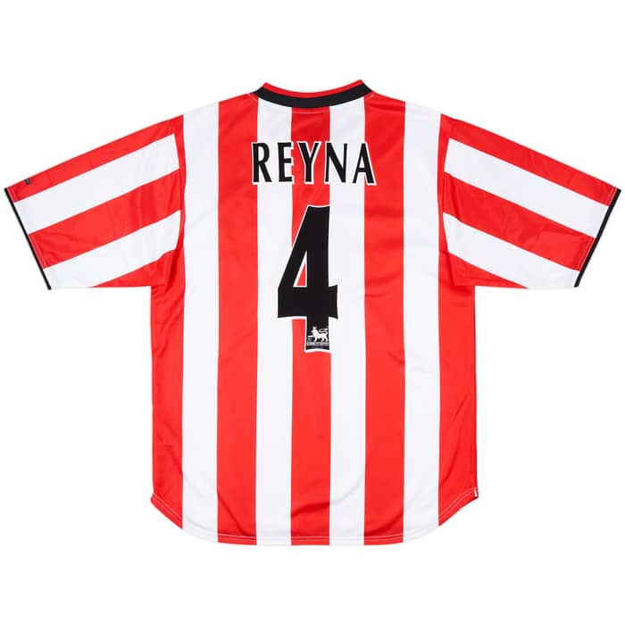 2000-02 Sunderland Home Shirt Reyna #4 - 8/10 - (M)