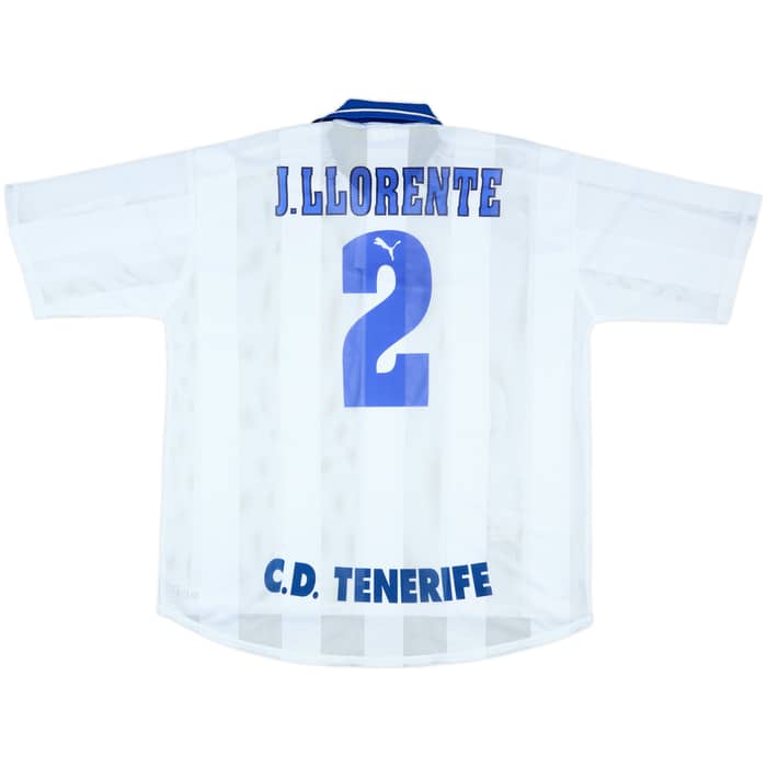 1998-99 Tenerife Home Shirt J.Llorente #2 - 7/10 - (XXL)