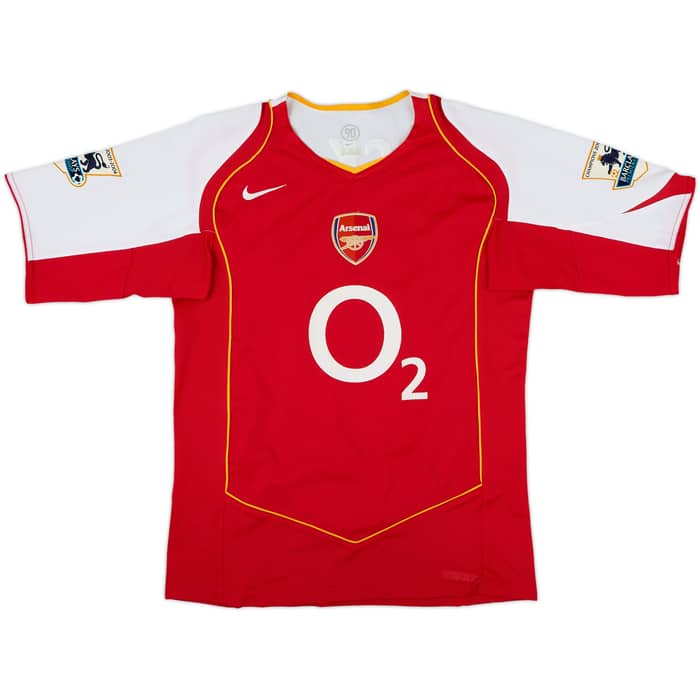 2004-05 Arsenal Home Shirt Bergkamp #10 - 10/10 - (M)