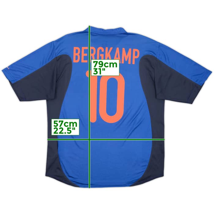 2000-02 Netherlands Away Shirt Bergkamp #10 - 7/10 - (L)