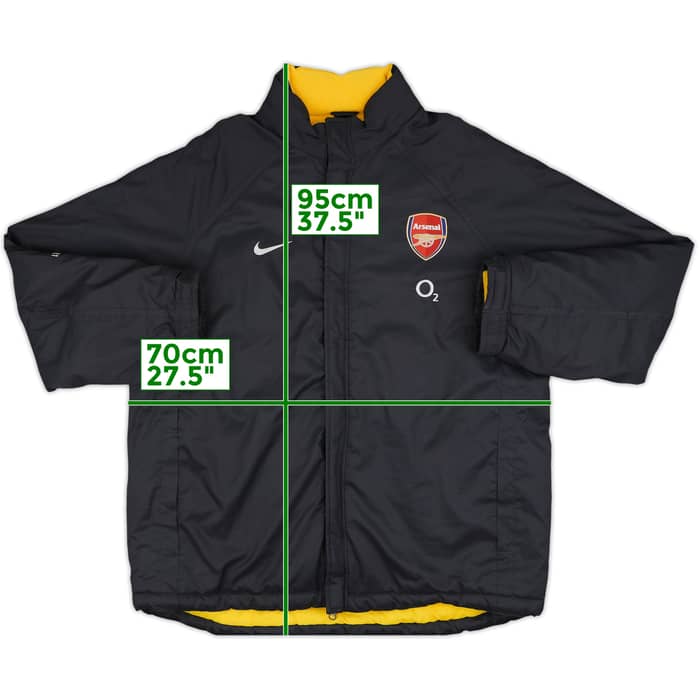 2005-06 Arsenal Nike Padded Bench Coat - 4/10 - (XL)