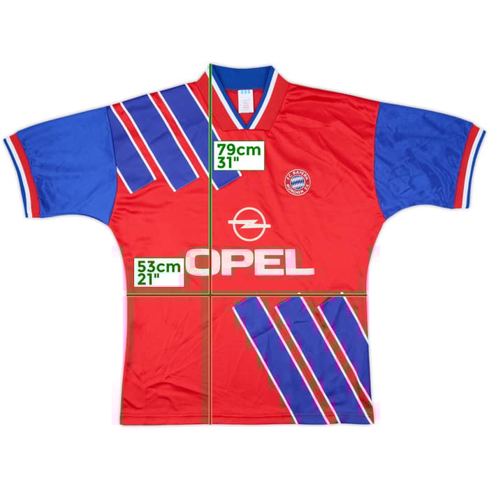 1993-95 Bayern Munich Home Shirt - 8/10 - (L)