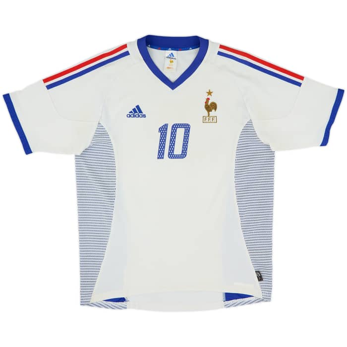 2002-04 France Away Shirt Zidane #10 - 6/10 - (L)