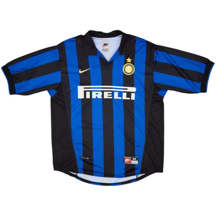 1998-99 Inter Milan Home Shirt Ronaldo #9 - 9/10 - (M)