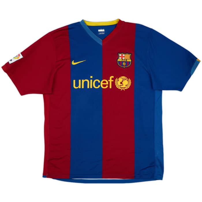 2006-07 Barcelona Home Shirt Ronaldinho #10 - 6/10 - (L)