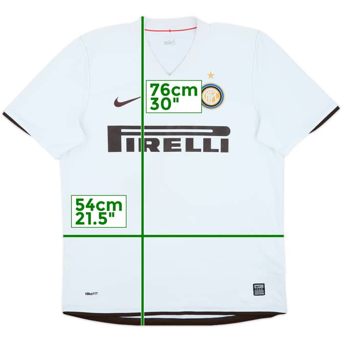 2008-09 Inter Milan Away Shirt - 8/10 - (L)