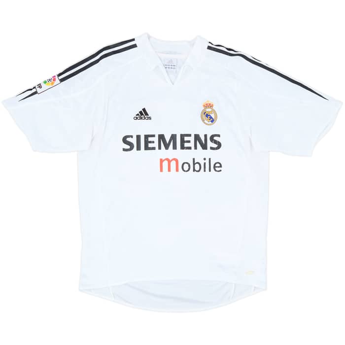 2004-05 Real Madrid Home Shirt Zidane #5 - 6/10 - (M)