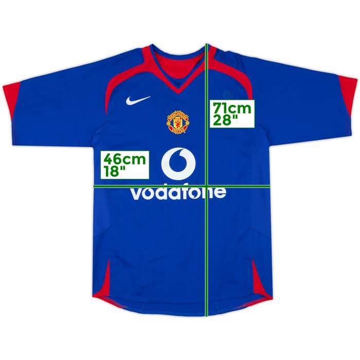 2005-06 Manchester United Away Shirt - 5/10 - (S)