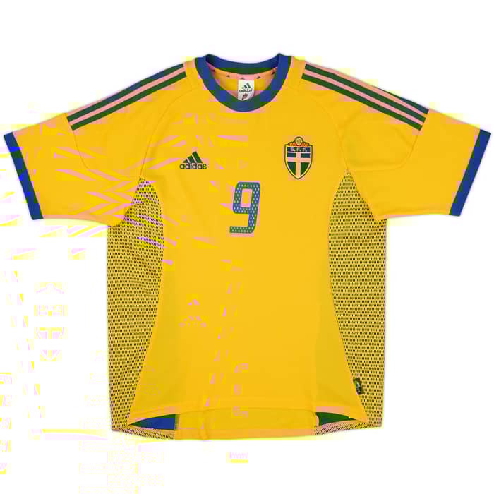 2002-03 Sweden Home Shirt Ljungberg #9 - 7/10 - (M)
