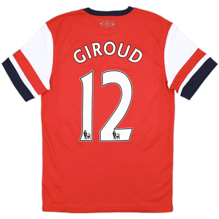 2012-14 Arsenal Home Shirt Giroud #12 - 7/10 - (S)