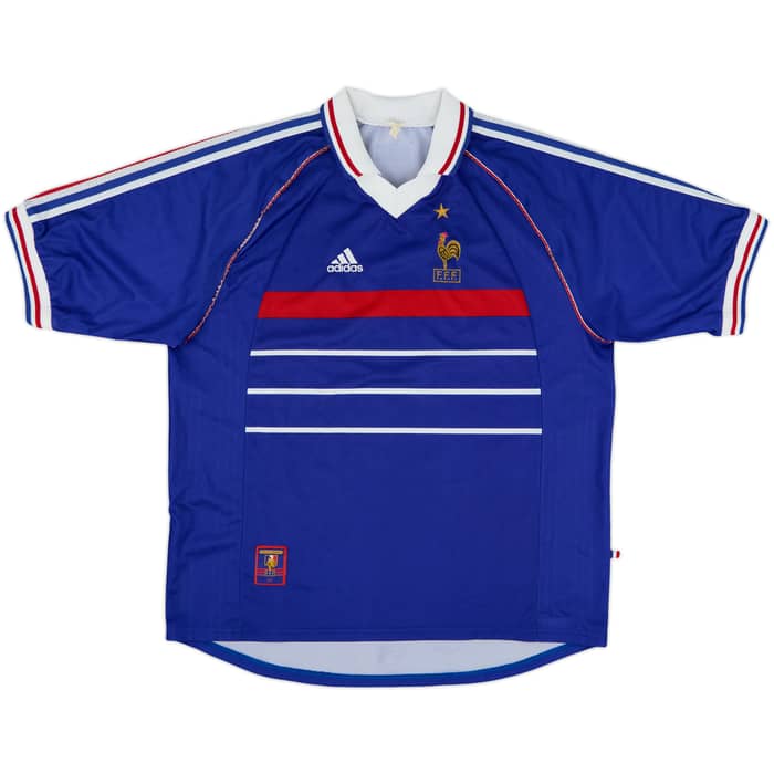 1998-00 France Home Shirt - 9/10 - (XXL)