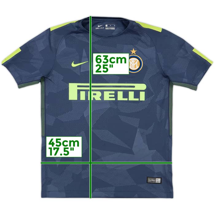 2017-18 Inter Milan Third Shirt - 10/10 - (M.Boys)