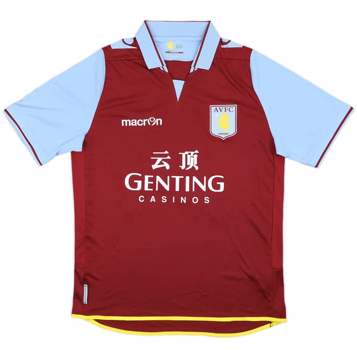 2012-13 Aston Villa Home Shirt Lowton #34 - 7/10 - (S)