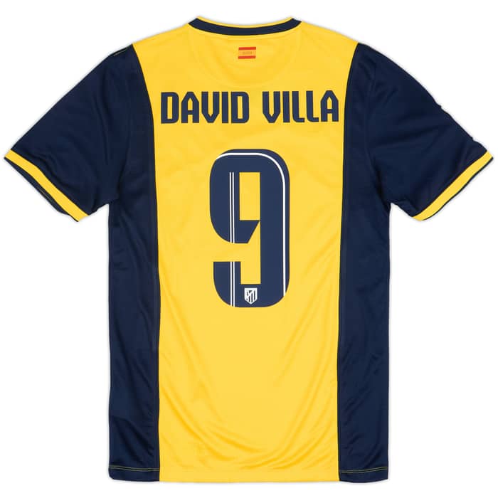 2013-14 Atletico Madrid Away Shirt David Villa #9 - 6/10 - (S)