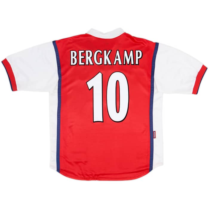 1998-99 Arsenal Home Shirt Bergkamp #10 - 8/10 - (M)
