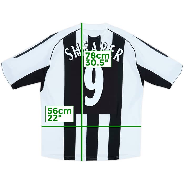 2005-07 Newcastle Home Shirt Shearer #9 - 9/10 - (L)