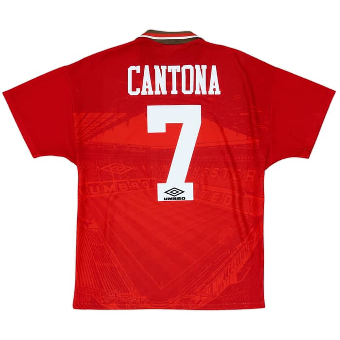 1994-96 Manchester United Home Shirt Cantona #7 - 5/10 - (M)