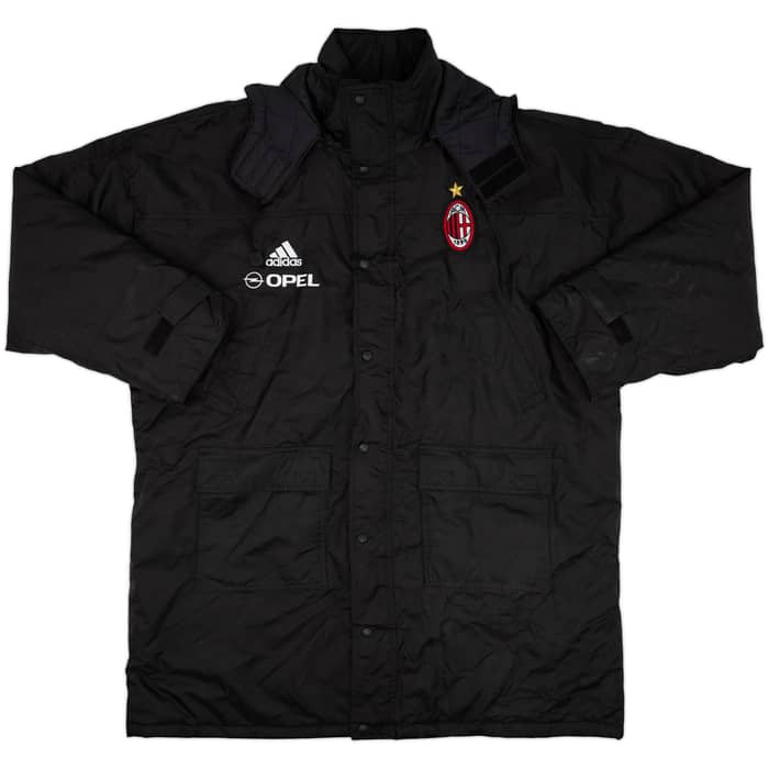 Abrigo de banquillo acolchado adidas versión jugador del AC Milan 1998-00 - 8/10 - (XXL)