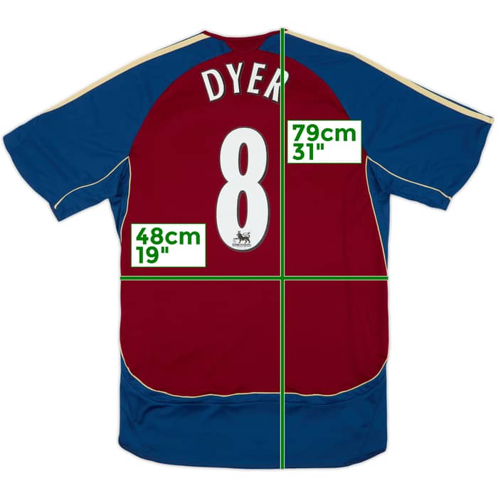 2006-07 Newcastle Away Shirt Dyer #8 - 7/10 - (M)