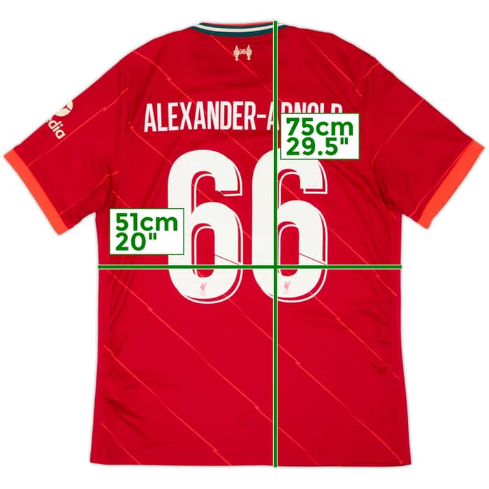 2021-22 Liverpool Home Shirt Alexander-Arnold #66 - 5/10 - (L)