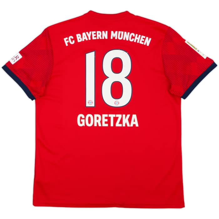 2018-19 Bayern Munich Home Shirt Goretzka #18 - 7/10 - (L)