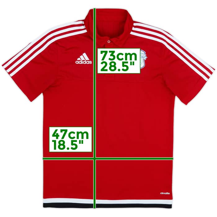 2016-17 Cardiff adidas Polo Shirt - 8/10 - (S)