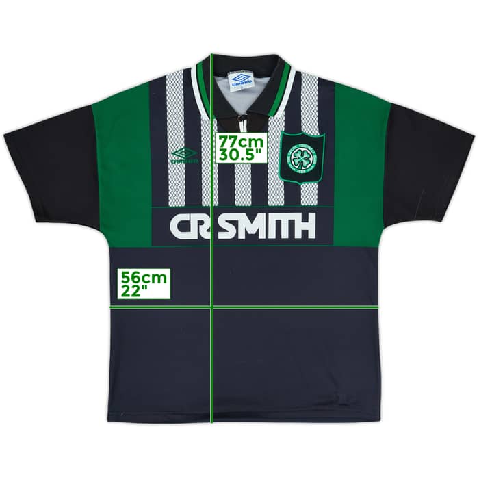 1994-96 Celtic Away Shirt #8 - 8/10 - (L)