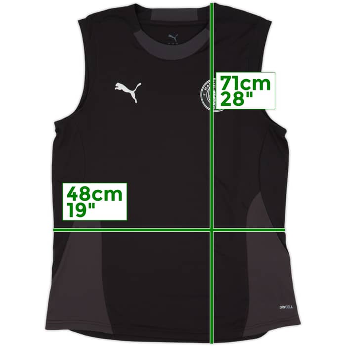 2025-26 Manchester City Puma Training Vest - 10/10 - (L)