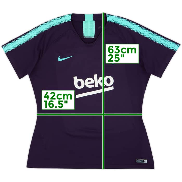 2018-19 Barcelona Nike Training Shirt - 7/10 - (Women's M)