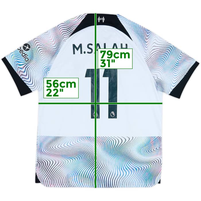 2022-23 Liverpool Away Shirt M. Salah #11 - 4/10 - (XL)