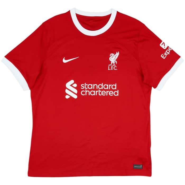 2023-24 Liverpool Home Shirt M. Salah #11 - 7/10 - (L)