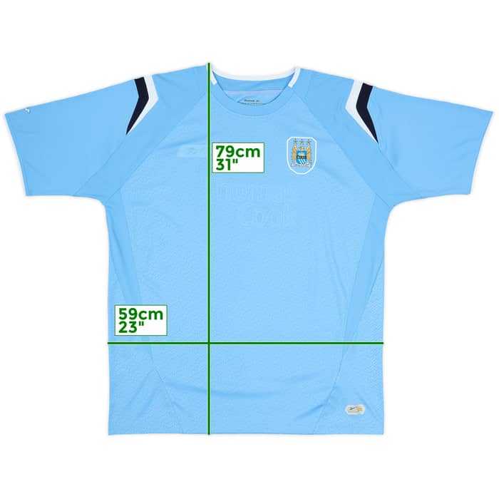 2005-06 Manchester City Home Shirt - 4/10 - (L)
