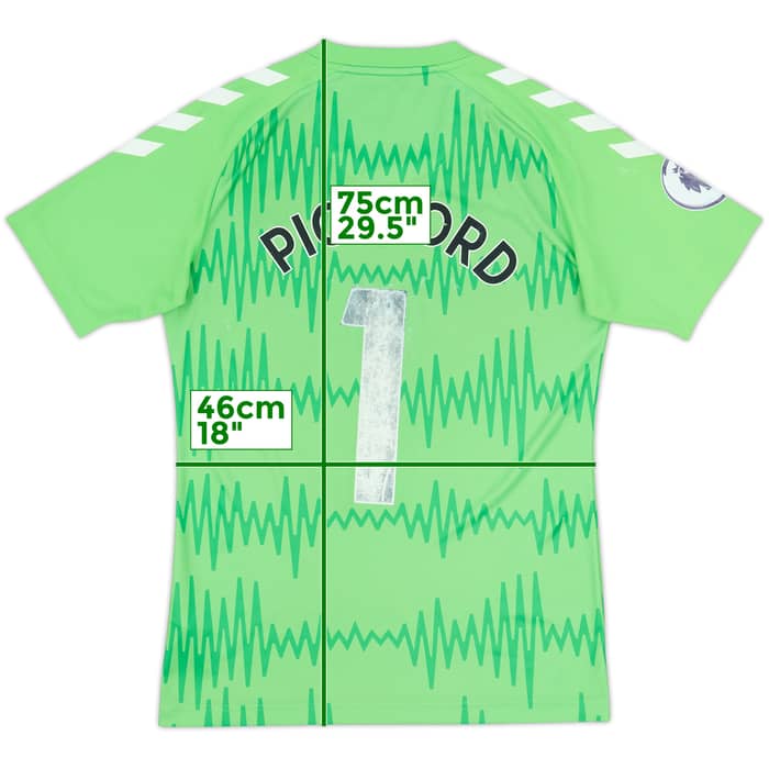 2020-21 Everton S/S GK Shirt Pickford #1 - 4/10 - (M)