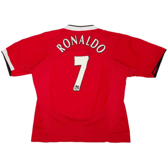 2004-06 Manchester United Home Shirt Ronaldo #7 - 7/10 - (L)
