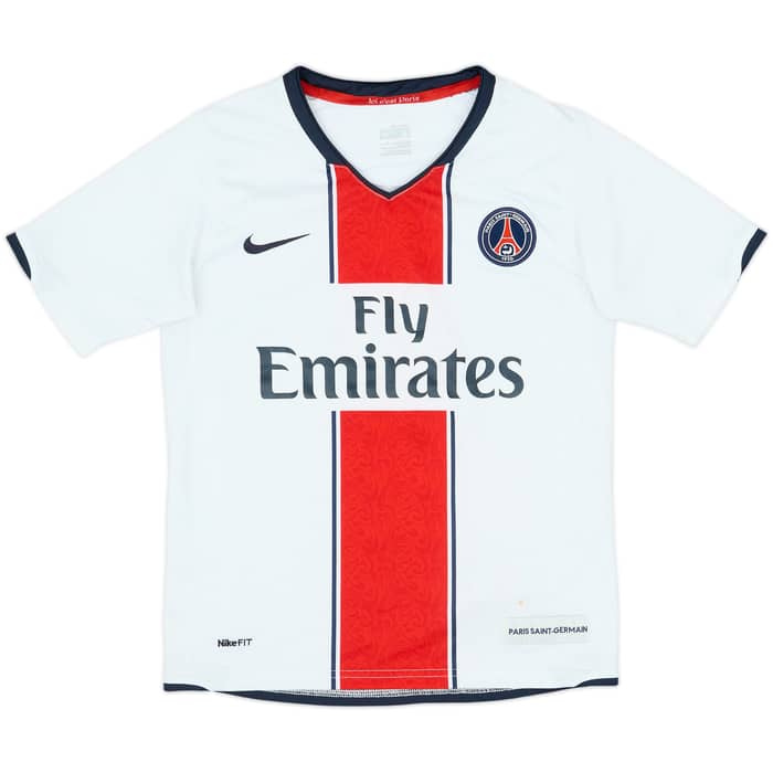 2007-08 Paris Saint-Germain Away Shirt - 6/10 - (8-9 Years)