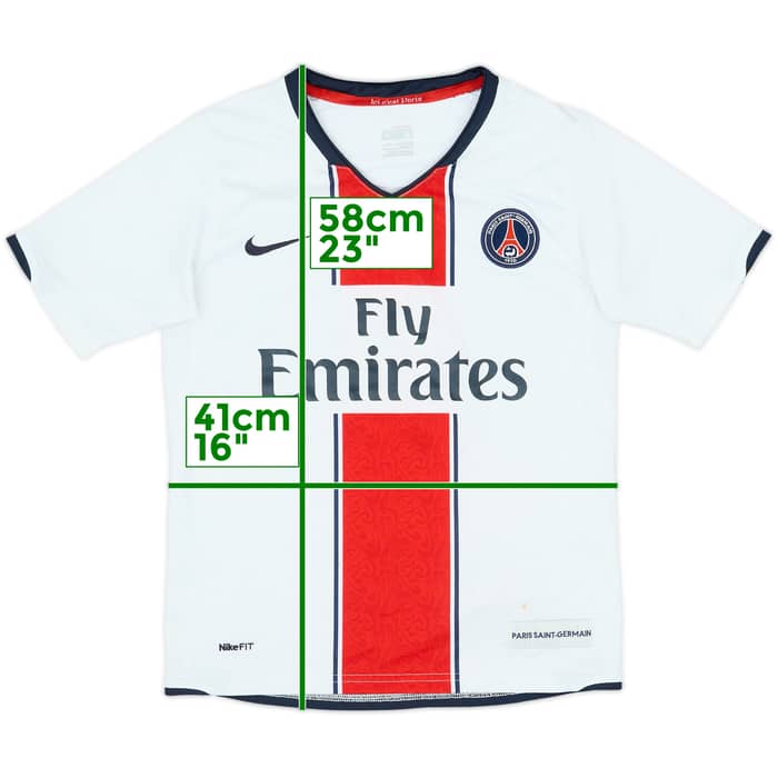 2007-08 Paris Saint-Germain Away Shirt - 6/10 - (8-9 Years)