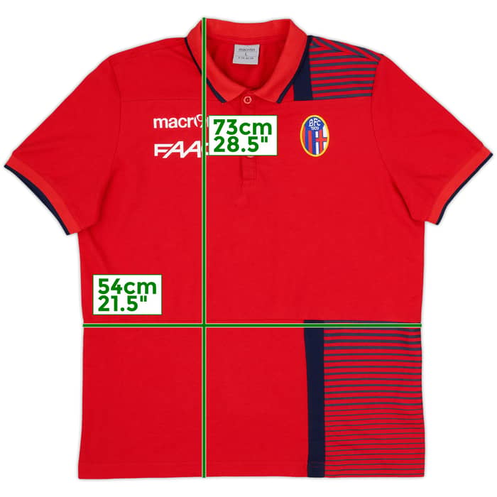 2016-17 Bologna Macron Polo Shirt - 8/10 - (L)