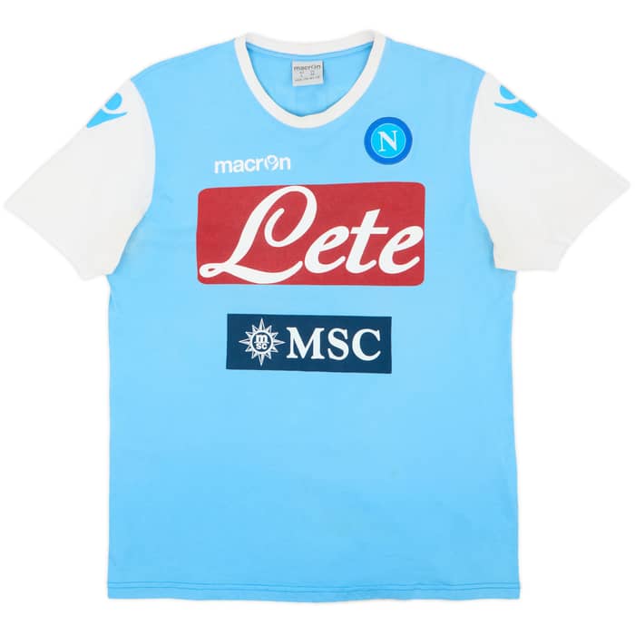 2012-13 Napoli Macron Leisure Shirt - 7/10 - (L)