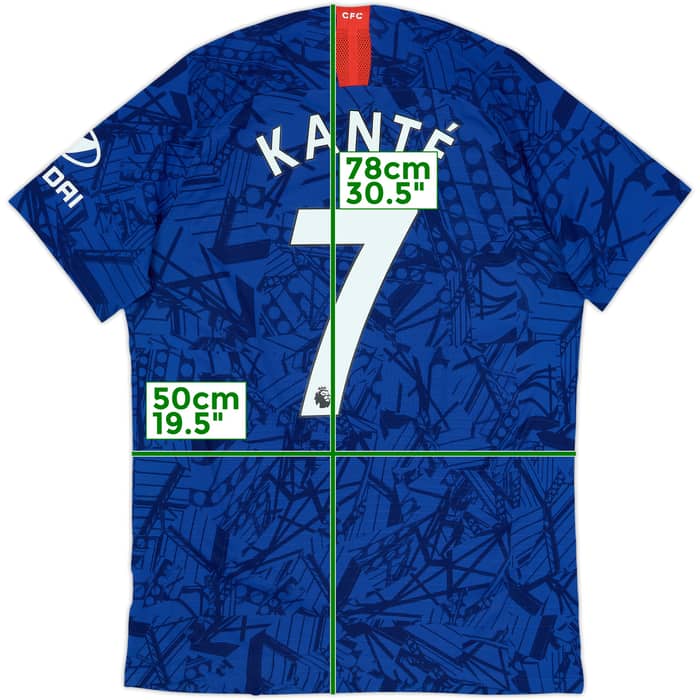 2019-20 Chelsea Authentic Home Shirt Kante #7 - 7/10 - (M)