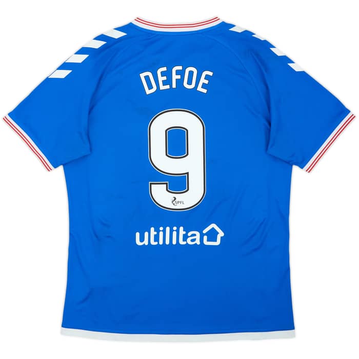 2019-20 Rangers Home Shirt Defoe #9 - 5/10 - (M)